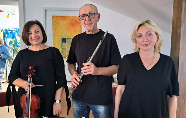 Das Trio UA musiziert Stücke von ukrainischen Komponisten. Foto: Veranstalter